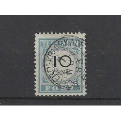 Netherlands P7D-III  Postage due 1881 "KROTTERD:-KRUISKADE 1893" small round cancel VFU/used  CV 30+ €