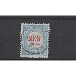 Netherlands P12B-III Postage due 1881 "ARNHEM 1892" small round cancel VFU/used  CV 42,5+ €