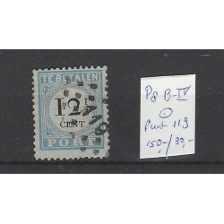 Nederland P8B-IV  Port 1881 puntstempel 119VFU/gebr  CV 180+ €