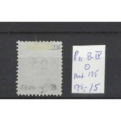 Netherlands P11B-IV  Postage due 1881 numeral dot cancel 135 VFU/used  CV 180+ €