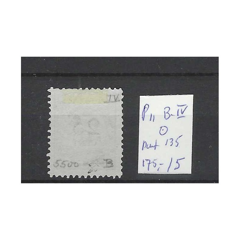 Nederland P11B-IV  Port 1881 puntstempel 135 VFU/gebr  CV 180+ €