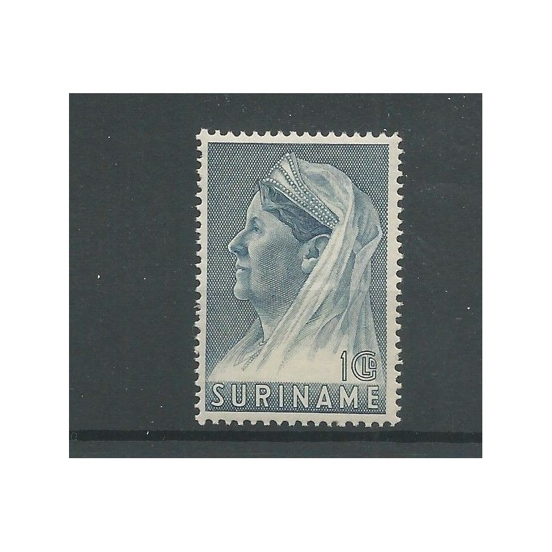Suriname 176 Wilhelmina 1 Gld MNH  CV 30 €