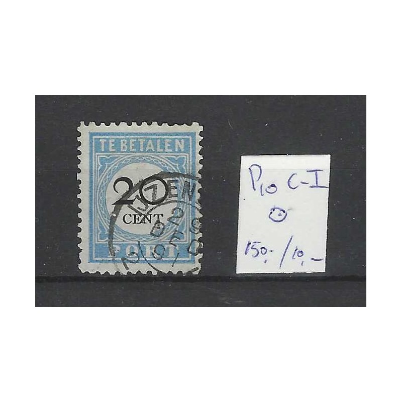 Nederland P10C-I  Port 1881  VFU/gebr  CV 160 €
