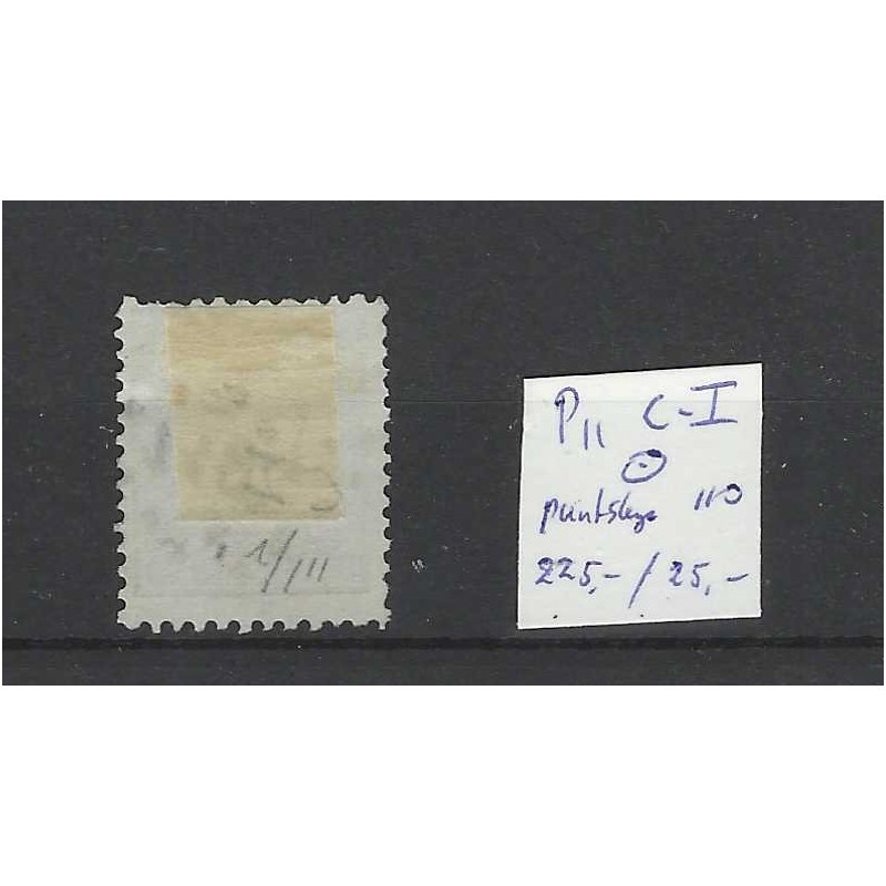 Nederland P11C-I  Port 1881  puntstempel 110 VFU/gebr  CV 250 €