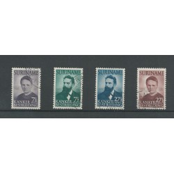 Suriname 280-283 Curie and Röntgen  VFU/used  CV 50 €