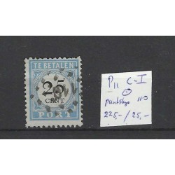 Nederland P11C-I  Port 1881  puntstempel 110 VFU/gebr  CV 250 €