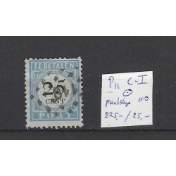 Nederland P11C-I  Port 1881  puntstempel 110 VFU/gebr  CV 250 €