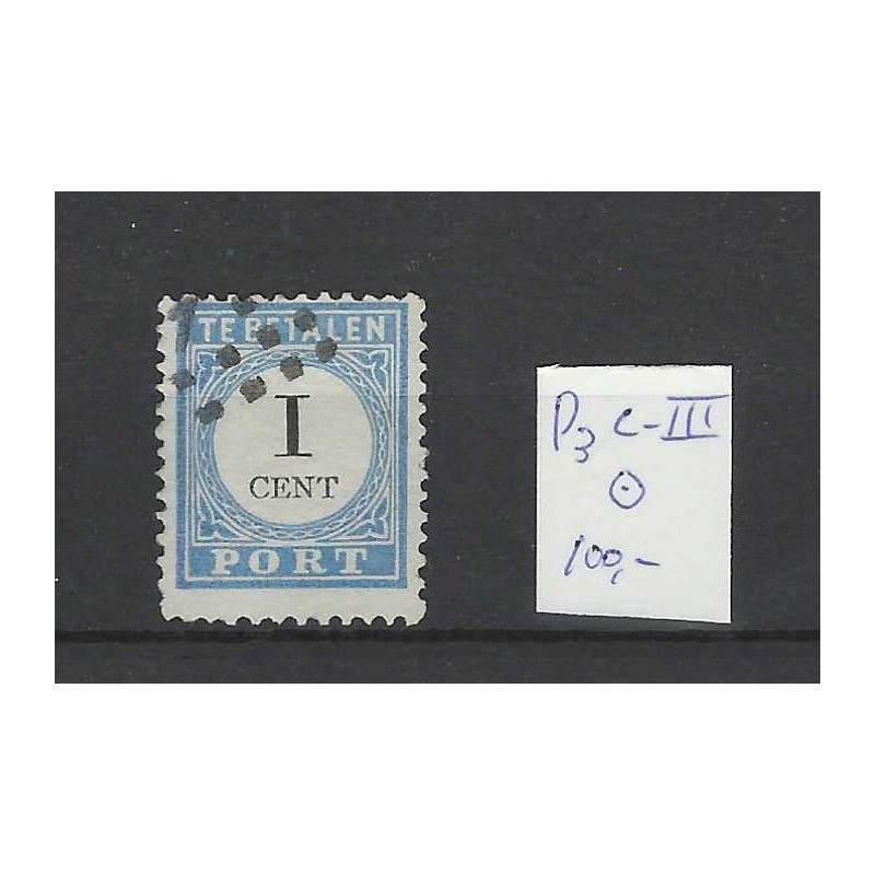 Nederland P3C-III  Port 1881 VFU/gebr  CV 100 €