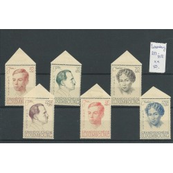 Luxembourg  333-338 Charitas 1939 MNH  CV 50 €