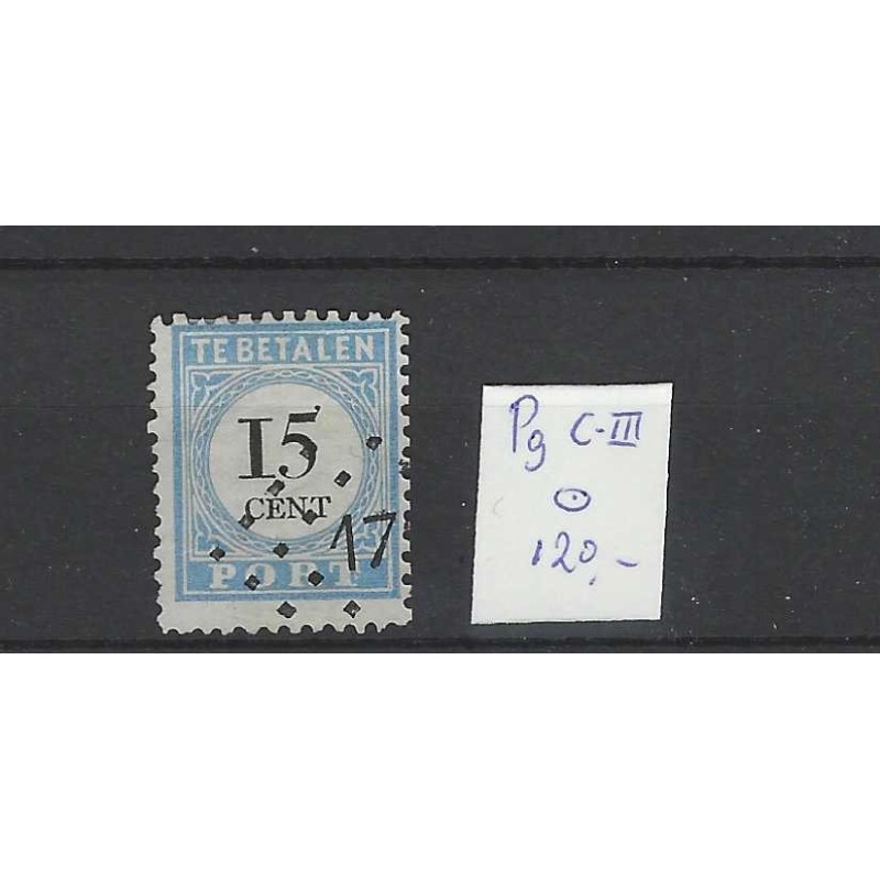 Nederland P9C-III  Port 1881 VFU/gebr  CV 120 €