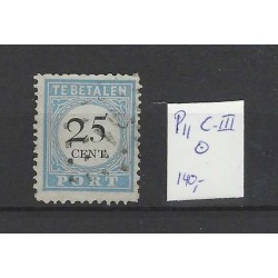Netherlands P11C-III  Postage due 1881 VFU/used  CV 140 €