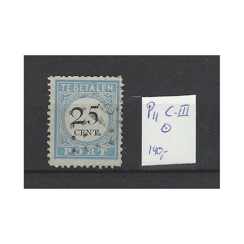 Nederland P11C-III  Port 1881 VFU/gebr  CV 140 €