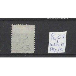Nederland P10C-IV  Port 1881  puntstempel 53 VFU/gebr  CV 190 €