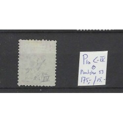 Netherlands P10C-IV  Postage due 1881  numeral dot cancel 53 VFU/used  CV 190 €