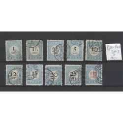 Nederland P3D-P12D Type I  Port 1881 VFU/gebr  CV 175 €