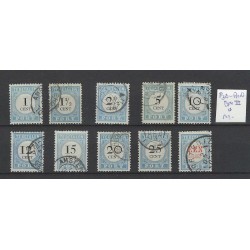 Nederland P3D-P12D Type III  Port 1881 VFU/gebr  CV 140 €