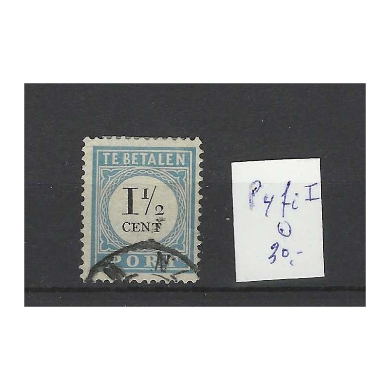 Nederland P4fi type I  Port 1881 "lange breukstreep" VFU/gebr  CV 30 €