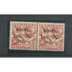 Suriname  LP11 Paartje  DO-X  MNH/postfris  CV 200 €
