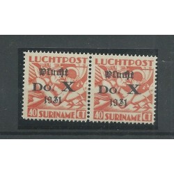 Suriname  LP11 Pair  DO-X  MNH  CV 200 €