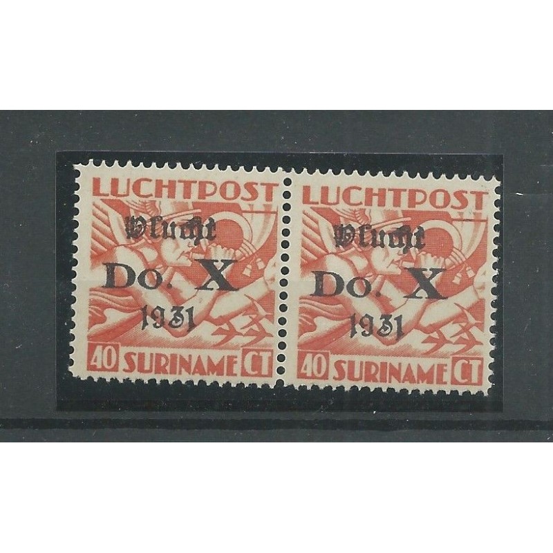 Suriname  LP11 Pair  DO-X  MNH  CV 200 €