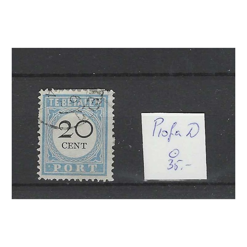 Nederland P10fa-D Port 1881 "Punt-port" VFU/gebr  CV 35 €