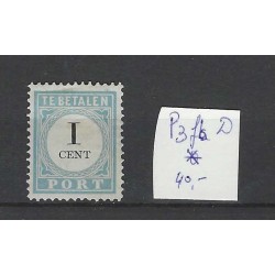 Netherlands P3fb-D Postage due 1881 "Open-frame" MH/unused  CV 40 €