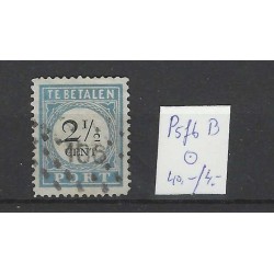 Netherlands P5fb-B Postage due 1881 "Open-frame" VFU/used  CV 44 €