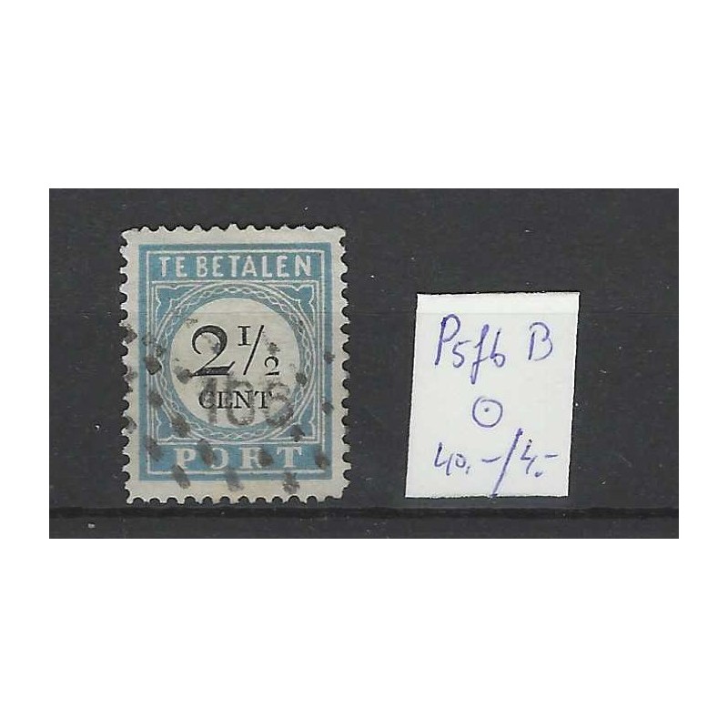 Nederland P5fb-B Port 1881 "Open-lijst" VFU/gebr  CV 44 €