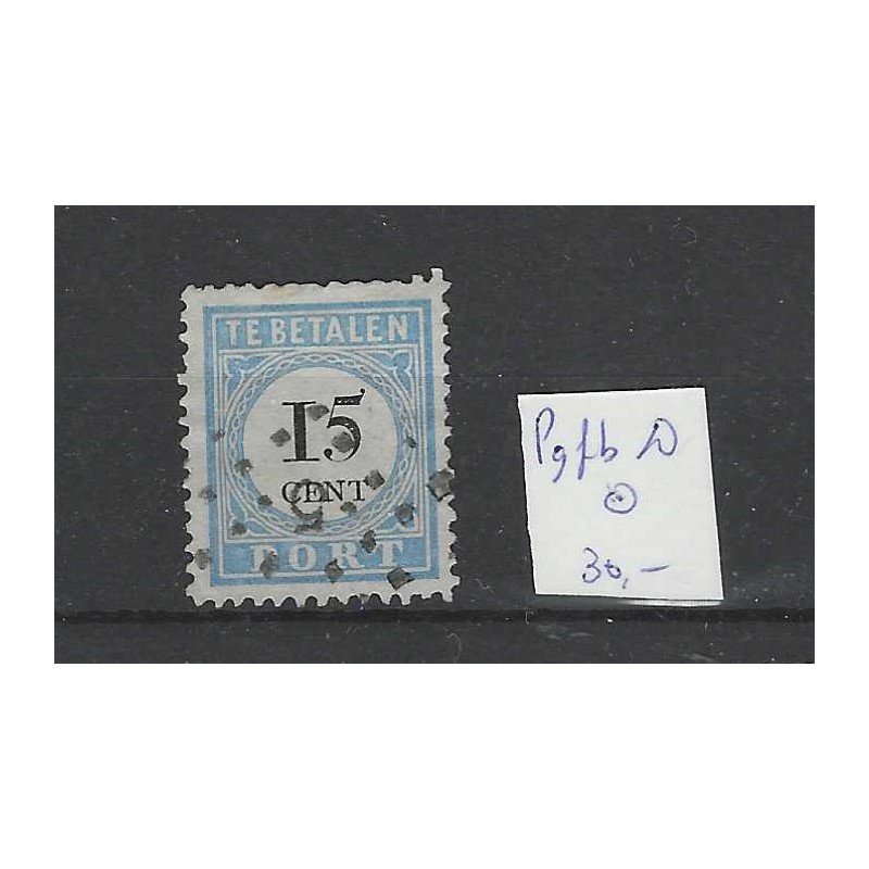 Nederland P9fb-D Port 1881 "Open-lijst" VFU/gebr  CV 30 €
