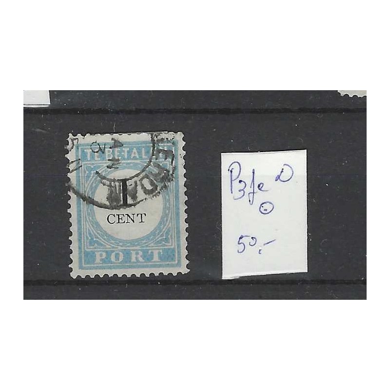 Netherlands P3fe-D Postage due 1881 "T.B"  VFU/used  CV 50 €