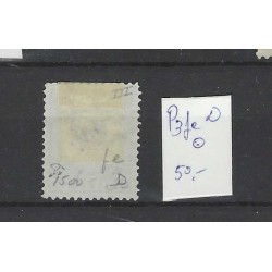 Netherlands P3fe-D Postage due 1881 "T.B"  VFU/used  CV 50 €