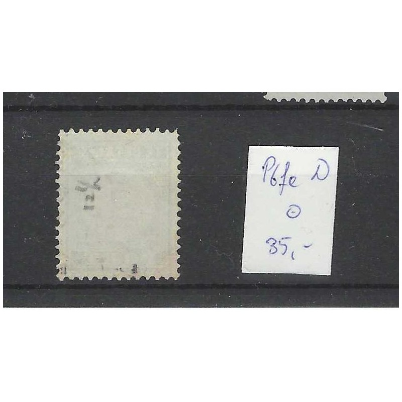 Nederland P6fe-D Port 1881 "T.B"  VFU/gebr  CV 35 €