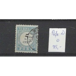 Netherlands P6fe-D Postage due 1881 "T.B"  VFU/used  CV 35 €