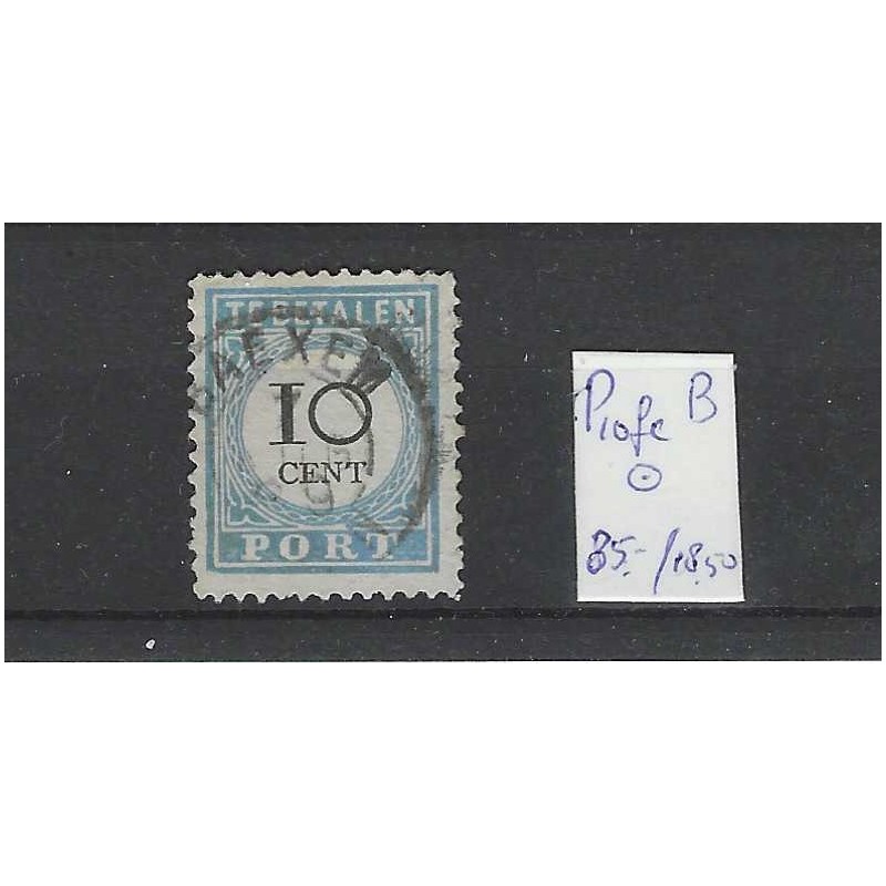 Nederland P7fe-B Port 1881 "T.B" "BAEXEM 1899" VFU/gebr  CV 53 €