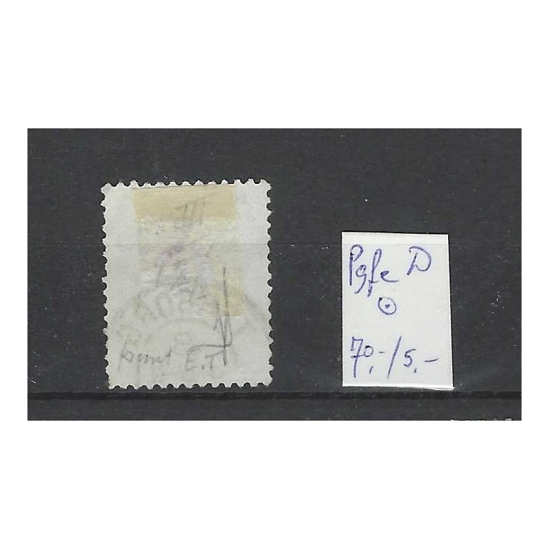 Netherlands P9fe-D Postage due 1881 "T.B" "Terborg " VFU/used  CV 75 €