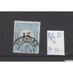 Nederland P9fe-D Port 1881 "T.B" "Terborg " VFU/gebr  CV 75 €