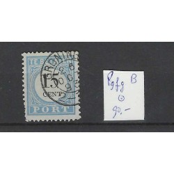 Nederland P9fg-B Port 1881 "Vlek boven" VFU/gebr  CV 90 €