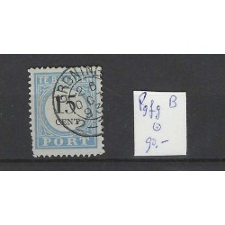 Netherlands P9fg-B Postage due 1881 "Vlek boven" VFU/used  CV 90 €