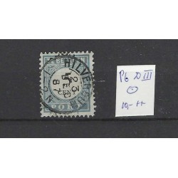 Netherlands P6D-III Postage due 1881"HILVERSUM 1887" small round cancel VFU/used  CV 10+ €