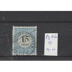 Netherlands P9B-III Postage due 1881"VOORSCHOTEN 1894" small round cancel VFU/used  CV 10+ €