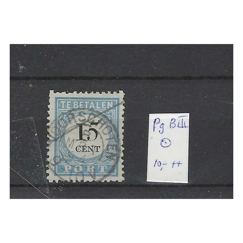 Nederland P9B-III Port 1881"VOORSCHOTEN 1894" kleinrond VFU/gebr  CV 10+ €