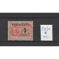 Netherlands P35fa De Ruyter Postage due (E:N) MH/unused  CV 225 €