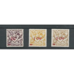 Suriname  LP24-26 Overdrukken  MH/unused  CV 59 €