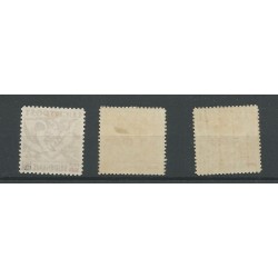 Suriname  LP24-26 Overdrukken  MH/unused  CV 59 €