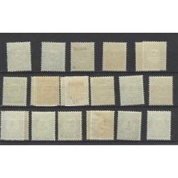 Netherlands P44-60 Postage due 1912  MH/unused CV  120 €
