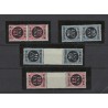 Nederland P67a/b, P68a/b KEERDRUKKEN PORT 1924  MNH/postfris CV  825 € Certificaat !