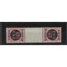 Nederland P67a/b, P68a/b KEERDRUKKEN PORT 1924  MNH/postfris CV  825 € Certificaat !