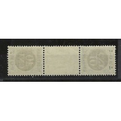 Nederland P67a/b, P68a/b KEERDRUKKEN PORT 1924  MNH/postfris CV  825 € Certificaat !