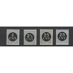 Nederland P61-64 PORT 1923  MNH/postfris CV  60 €
