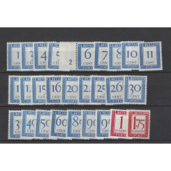 Netherlands P80-106  POSTAGE DUE 1947  MNH CV  53 €